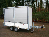 wico gesloten tandemas transportwagen