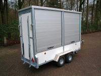 gesloten transportwagen intern transport