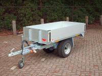 voorkant van de kipwagen