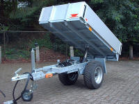 een kipper voor intern transport