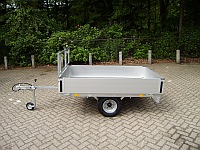 Open enkelassige transportwagen